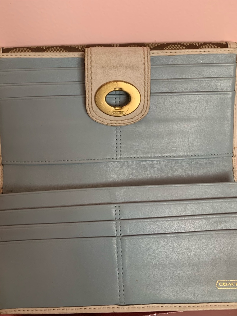 Coach Twist-Lock Wallet - Picture 5 of 6